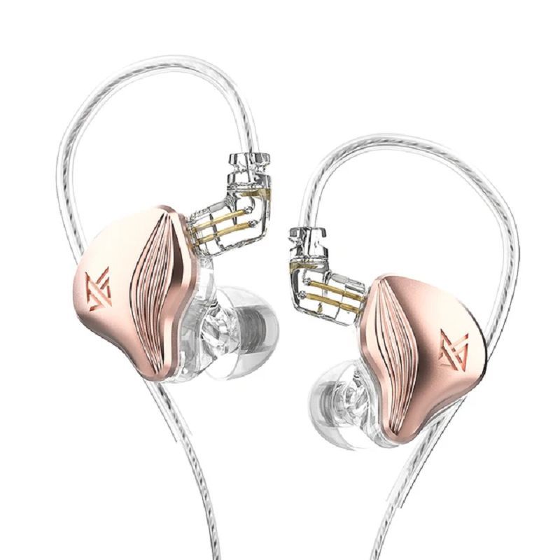 KZ - KZ ZEX Dynamic Bass Auriculares con cable sin micrófono-Rosa
