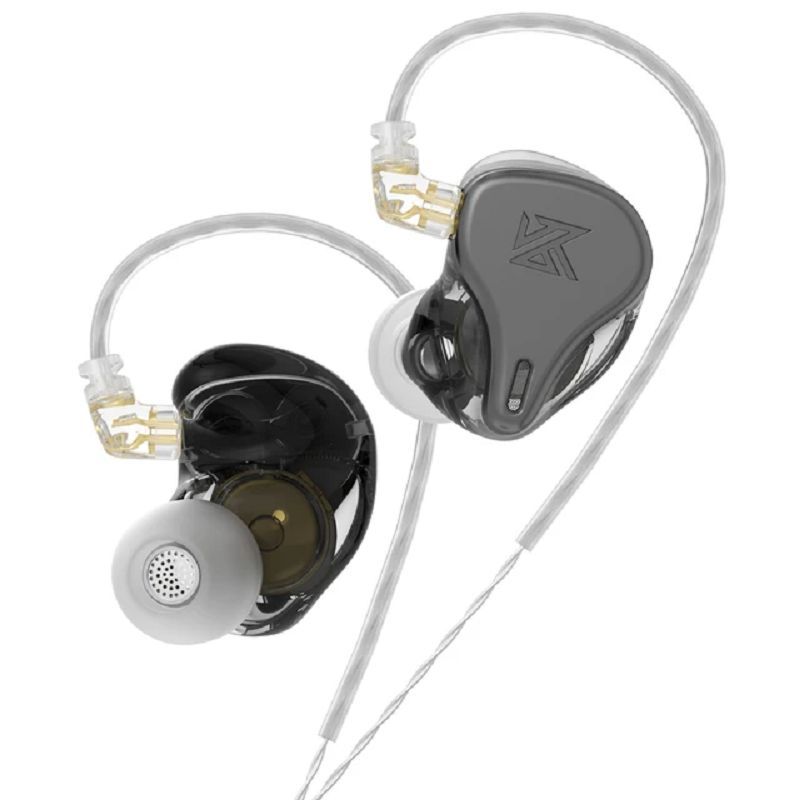 KZ - KZ DQ6S Dynamic Bass Auriculares con cable Sin micrófono-Negro