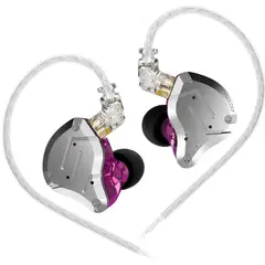 KZ - ZS10 Pro Dynamic Bass Auriculares con cable sin micrófono-Púrpura