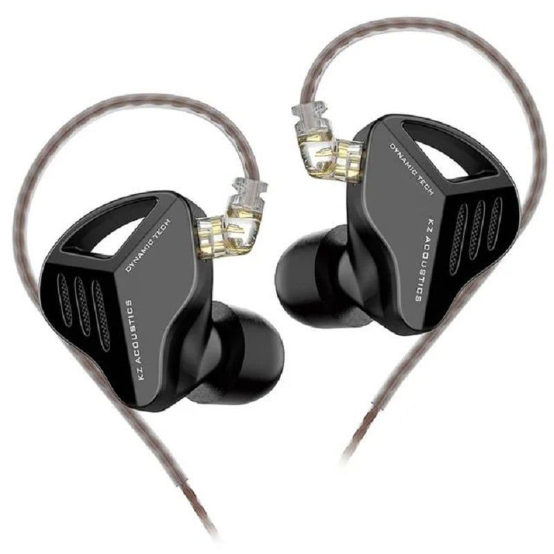 KZ - KZ ZVX Dynamic Bass Auriculares con cable sin micrófono-Negro