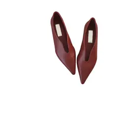 BLWOENS - Zapatos planos de verano para mujeres Zapatilla - Rojo
