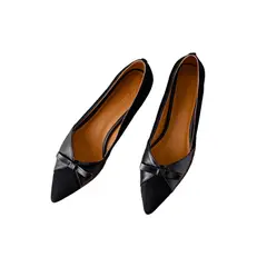 BLWOENS - Zapatos planos de verano para mujeres Zapatilla - Negro