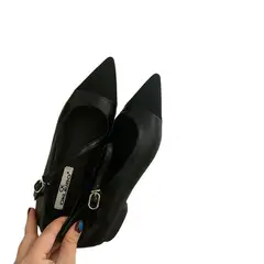 BLWOENS - Zapatos planos de verano para mujeres Zapatilla - Negro
