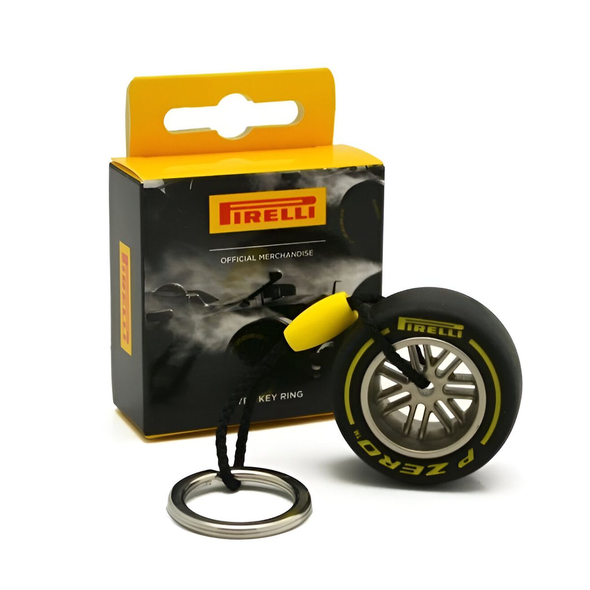 PIRELLI - Llavero Formula 1 Oficial Neumatico Pirelli PZero Amarillo (Medium)