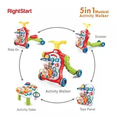 GENERICO - Caminador Andador Scooter Bebé Musical Multifuncional 5 En 1