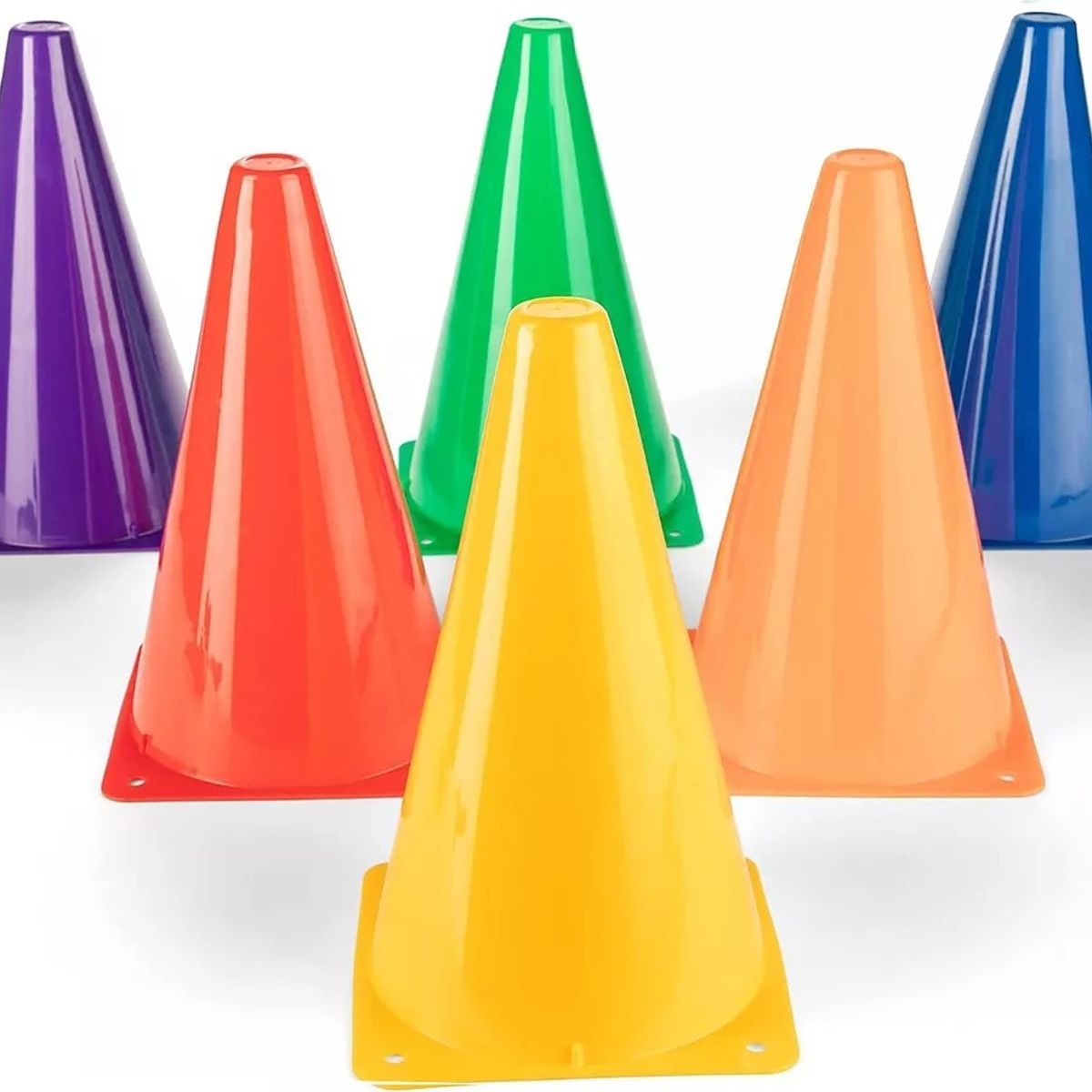 TNAKIEX - 30 cubos con logo de entrenamiento de fútbol de 18 cm