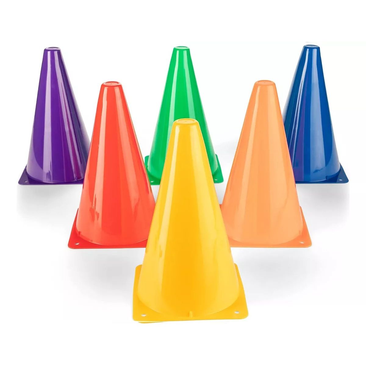 TNAKIEX - 30 cubos con logo de entrenamiento de fútbol de 18 cm