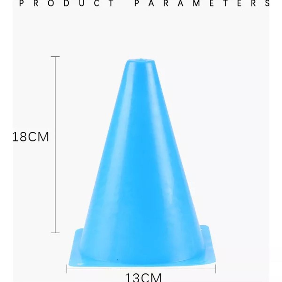 TNAKIEX - 30 cubos con logo de entrenamiento de fútbol de 18 cm