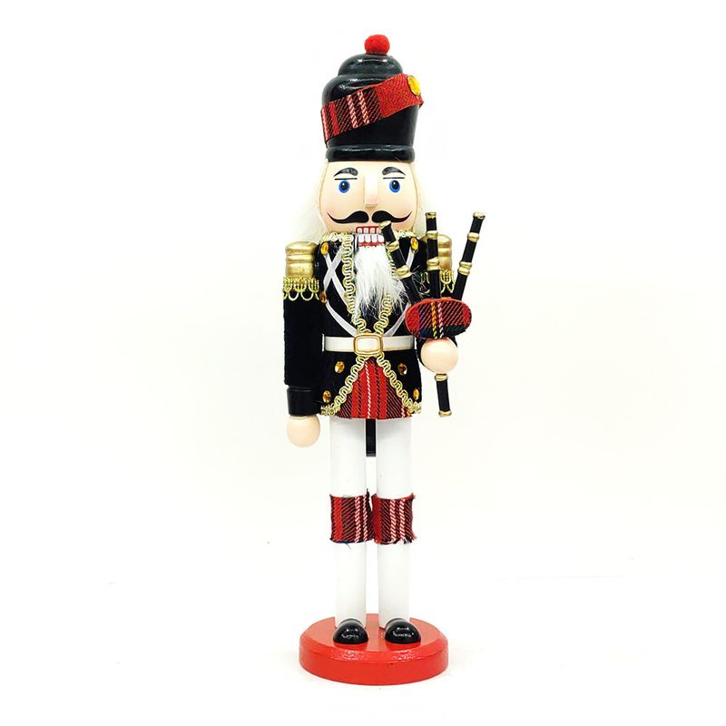 TIOZONEY - Adornos De Cascanueces De Madera 30CM