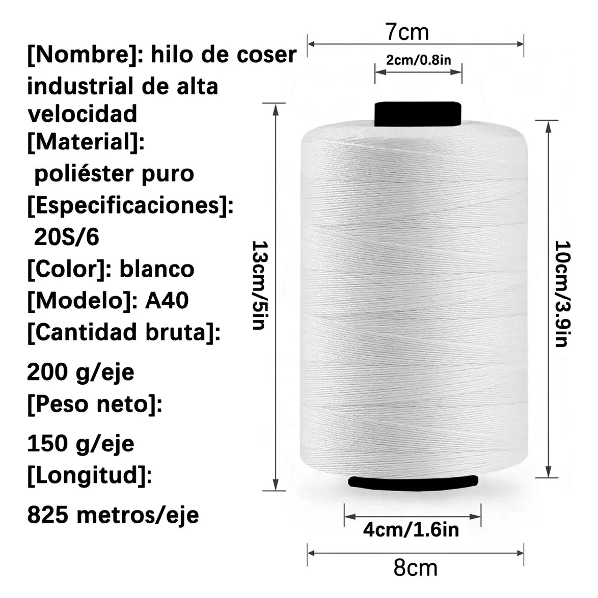 Hilo Para Coser Sacos , Pack 10 Unidades, marca KUANGYE - Foto 2