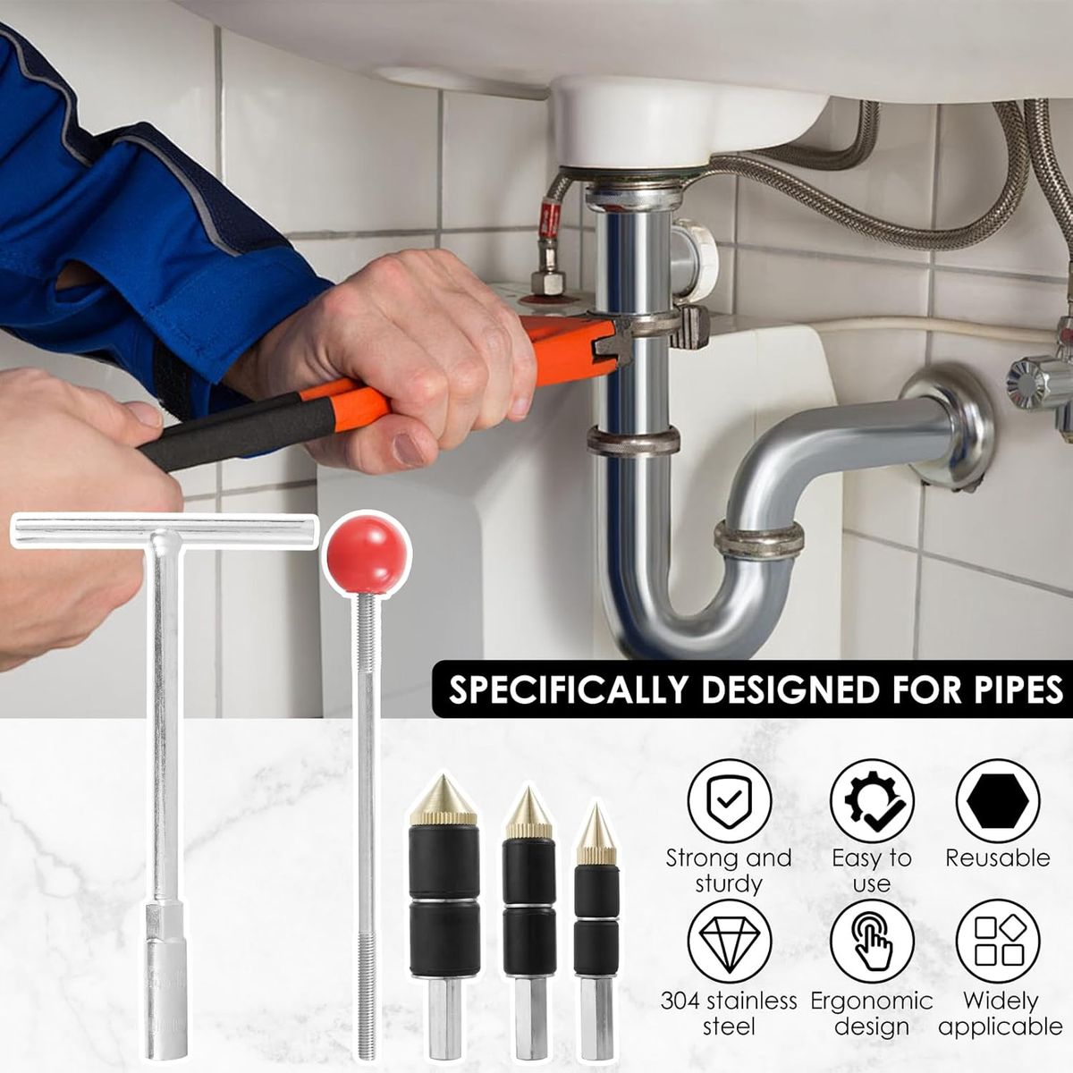 KUANGYE - Obturador Agua Gasfitería Para Ppr 32 25 20 Mm