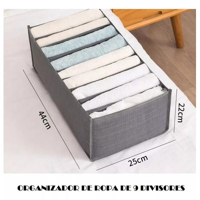 Imagen 2 del producto Pack X3 Organizador De Ropa 9 Divisores Ropa Interior