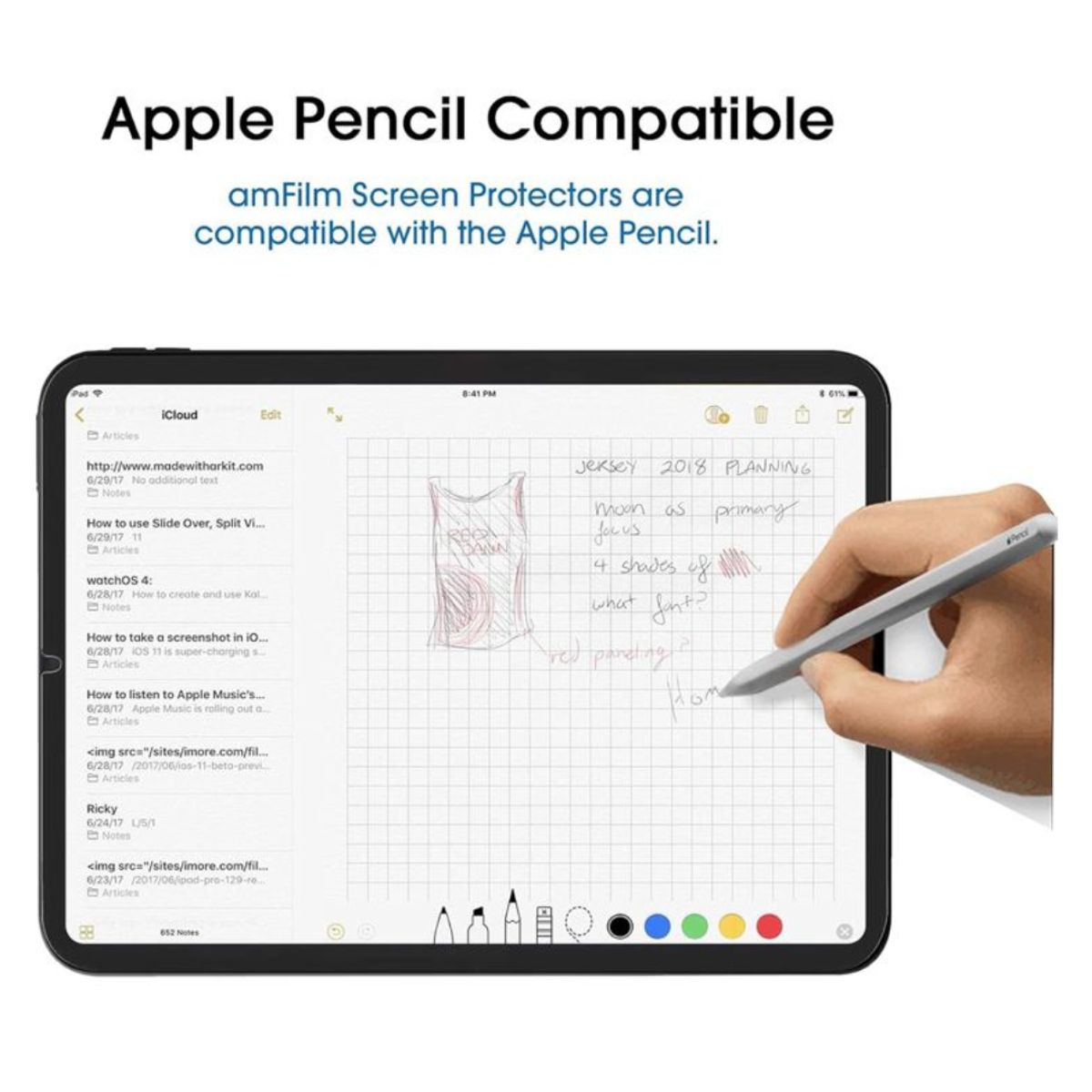 GENERICO - Lamina de Vidrio Para iPad Mini 7 2024