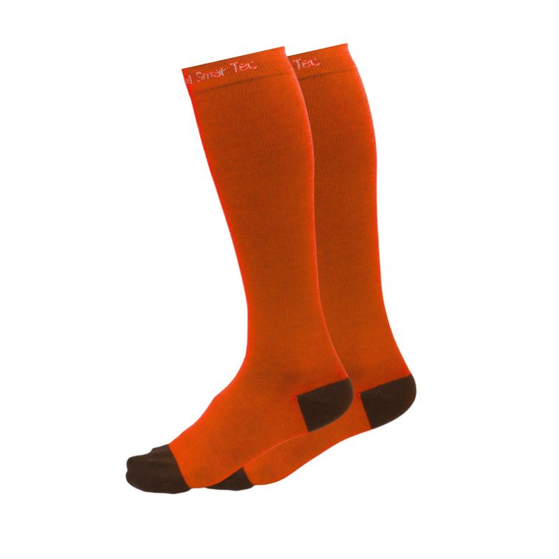 INDESMED - Medias De Compresión Bamboo Indesmed - Naranjo - Talla M