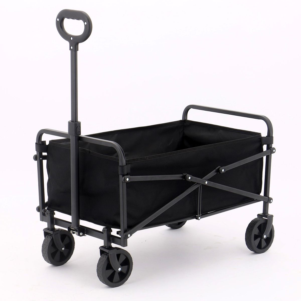 DOER - Carro para Compras Plegable Práctico y Resistente Negro
