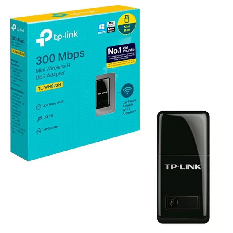 TP LINK - USB WIFI 300Mbps Mini Wireless N TL-WN823N