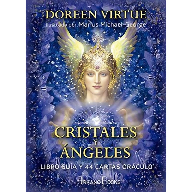TOP10BOOKS - LIBRO CRISTALES Y ANGELES - CARTAS / ARKANO BOOKS / DOREEN VIRTUE