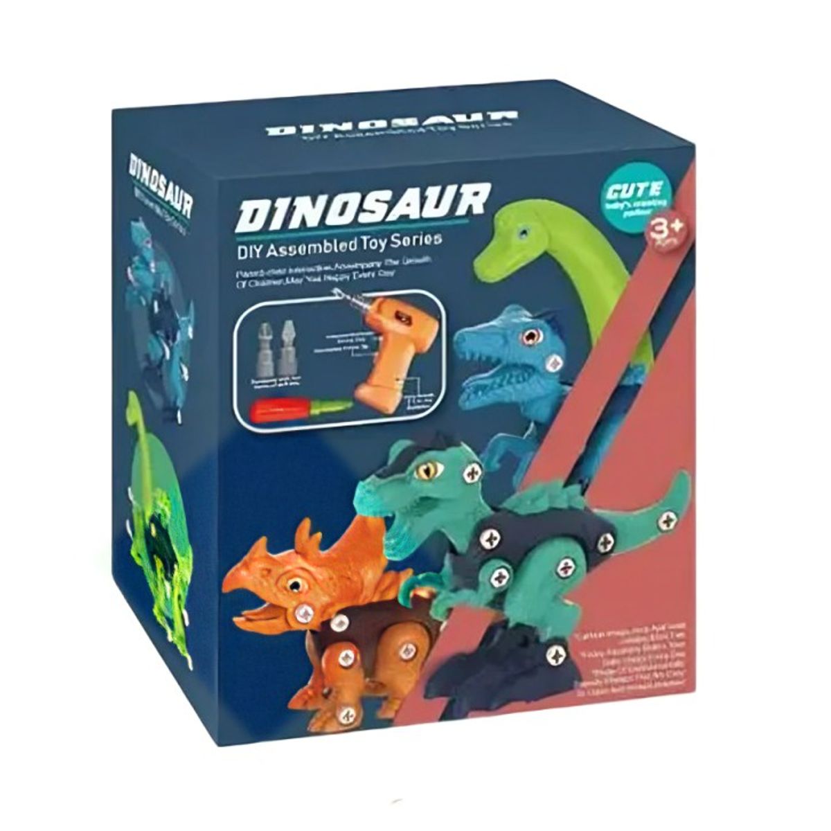 OEM - Juguete Didáctico 2 Dinosaurios Armables