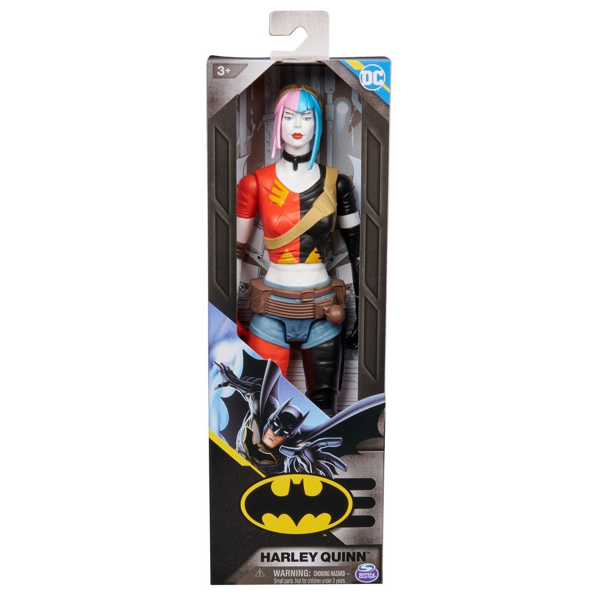 SPIN MASTER - Figura de acción de Harley Quinn de  30 cm de DC Comics