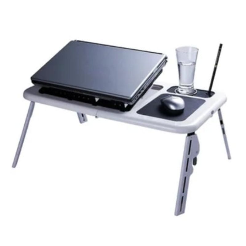 GENERICO - Mesa portátil para notebook / 2 ventilador / plástico
