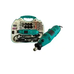 ANGELES DEL HOGAR - KIT MINI TALADRO DREMEL TORNO MOTOTOOL ACCESORIOS MULTIUSO