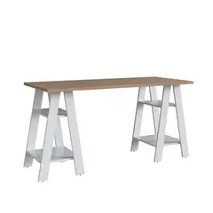 DF HOME - Escritorio Self Nova Castaño Blanco B70087
