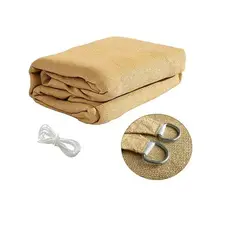 ANGELES DEL HOGAR - TOLDO VELA SOMBREADORA RECTANGULAR 4X6 BEIGE