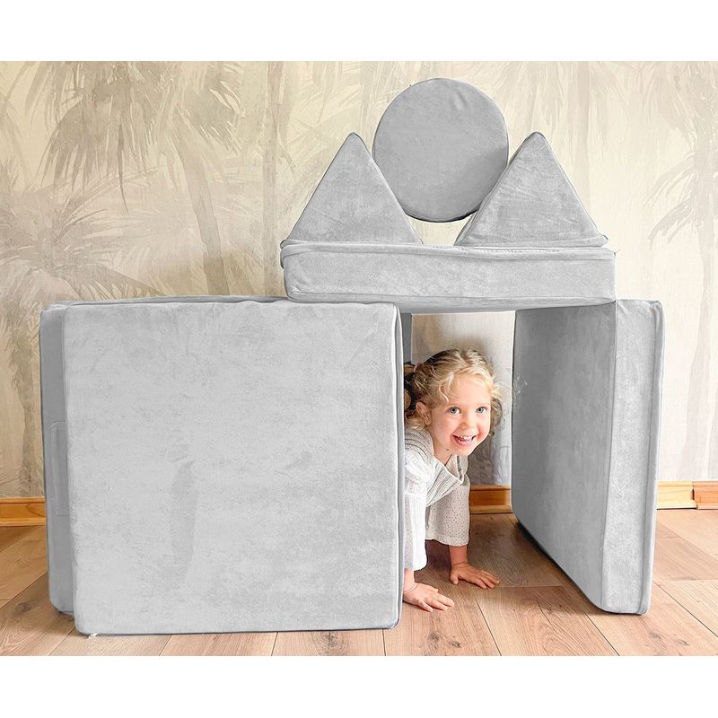 BLOKIDS - Sillón De Juegos Modular Mini Blokid Para Niños Gris