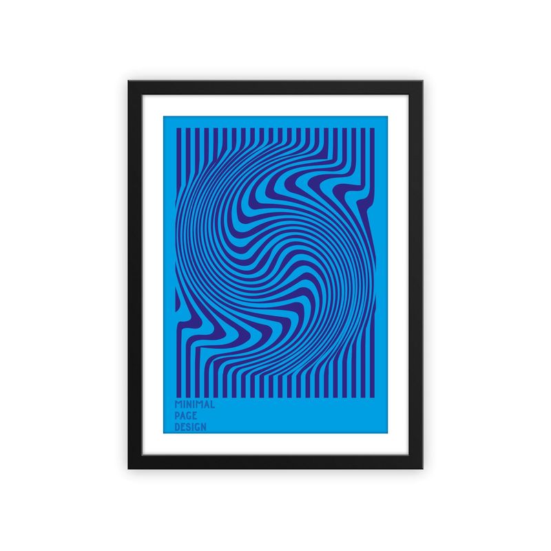 ALCUADRADO - Cuadro Indivodual Minimal Desing Negro