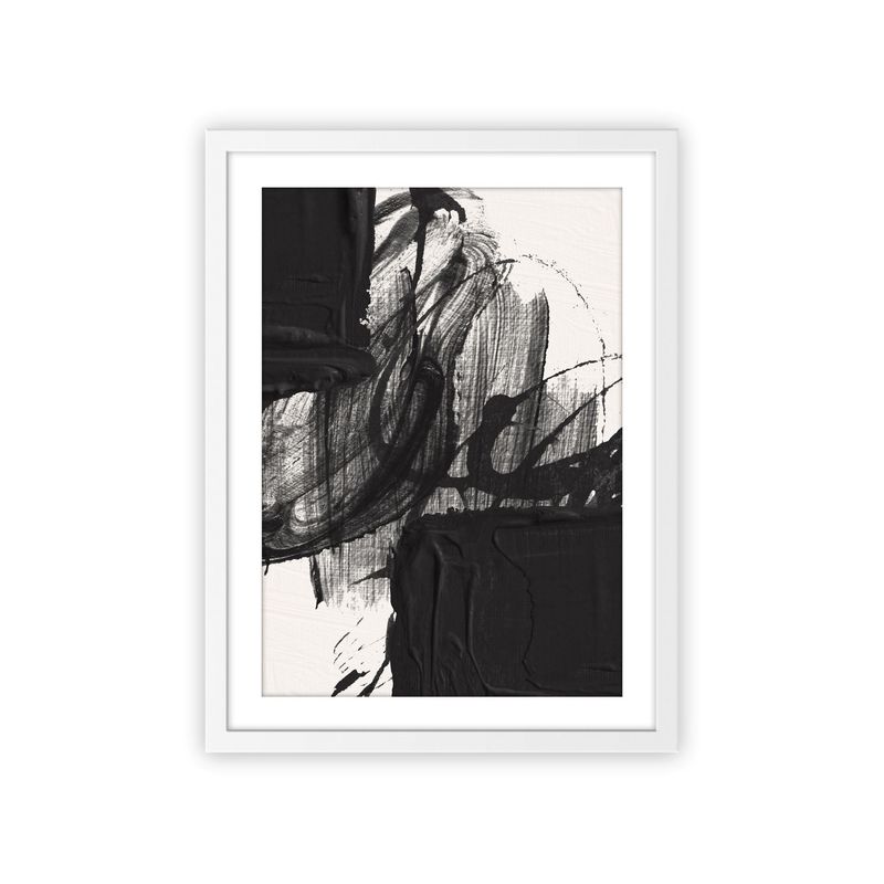 ALCUADRADO - Cuadro Individual Pintura Byn Blanco