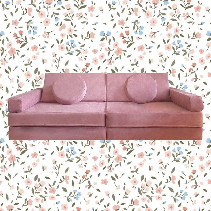 BLOKIDS - Sillón De Juegos Modular Mini Blokid Para Niños Rosa