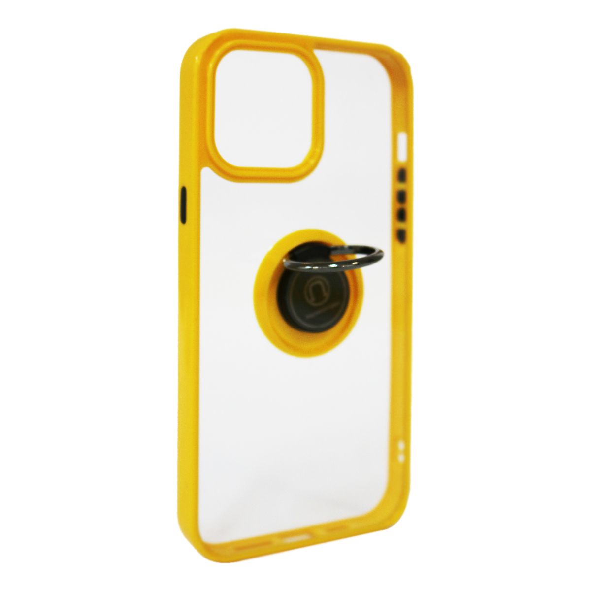 JOIGO - Carcasa Anti-Shock Para iPhone 13 Pro Con Anillo Amarillo.