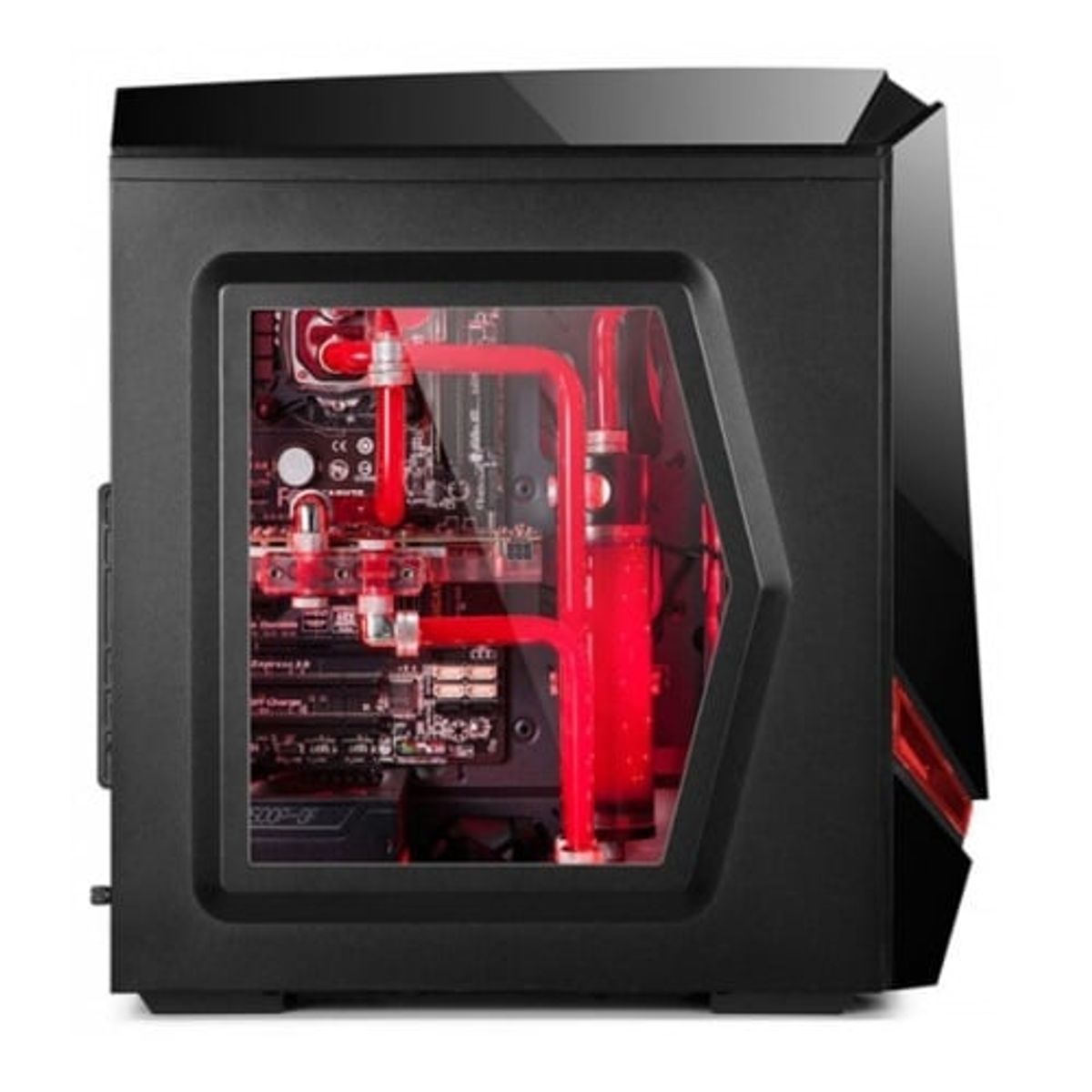 GAMEPRO - Gabinete Gamer ATX GamePro G6B - 3 Fan (sin fuente)