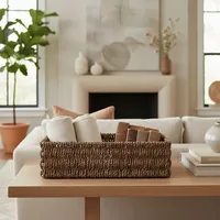 Cesta Rectangular Fibra Natural