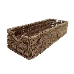 BRIC - Cesta Rectangular Fibra Natural.