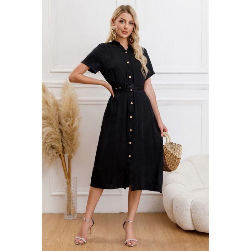 MPROPIA - Vestido Largo Primavera Mujer Semi Formal Casual Con Mangas Premium323