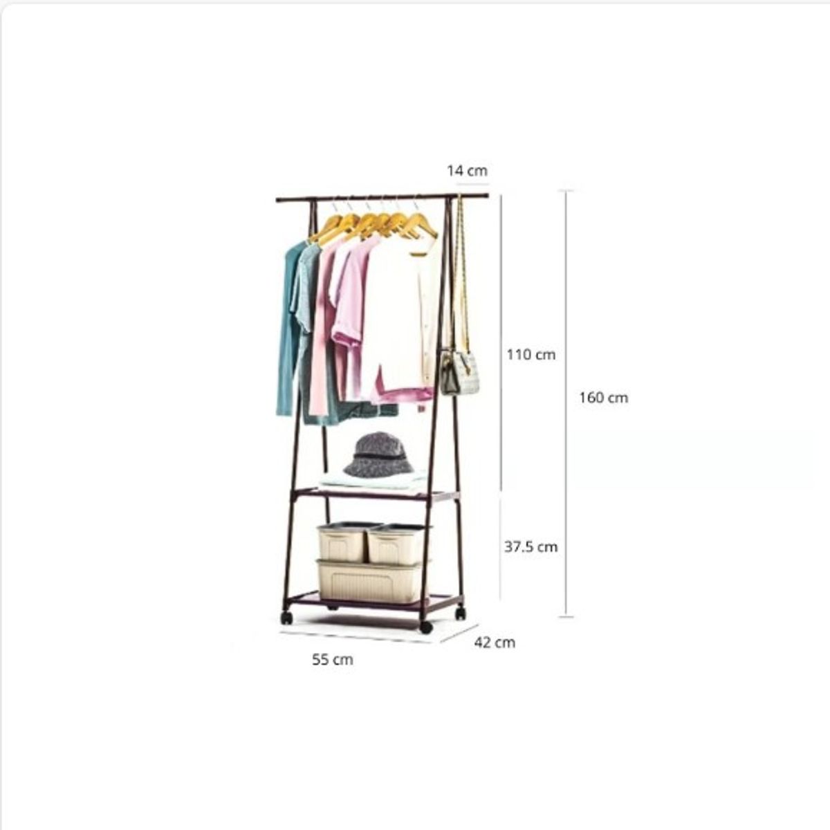 GENERICO - Perchero Multifuncional Organizador Ropa Zapatos Accesorios