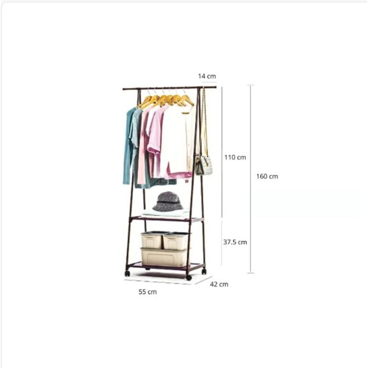 GENERICO - Perchero Multifuncional Organizador Ropa Zapatos Accesorios