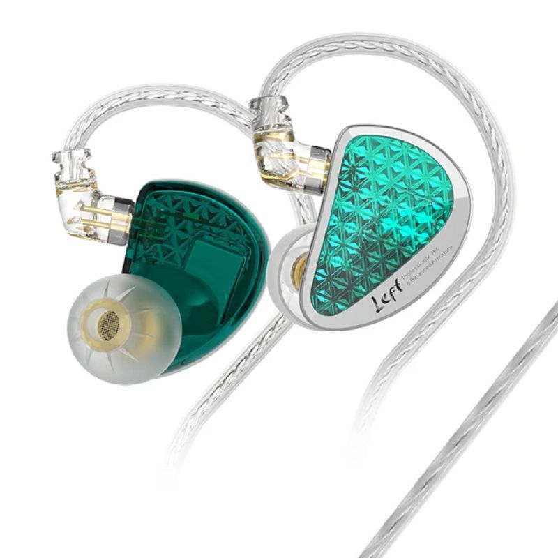 KZ - KZ AS16 Pro Auriculares dinámicos de graves sin micrófono - Plata