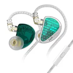 KZ - AS16 Pro Auriculares dinámicos de graves Con micrófono - Plata