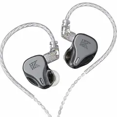 KZ - DQ6 Dynamic Bass Auriculares con cable sin micrófono-Gris
