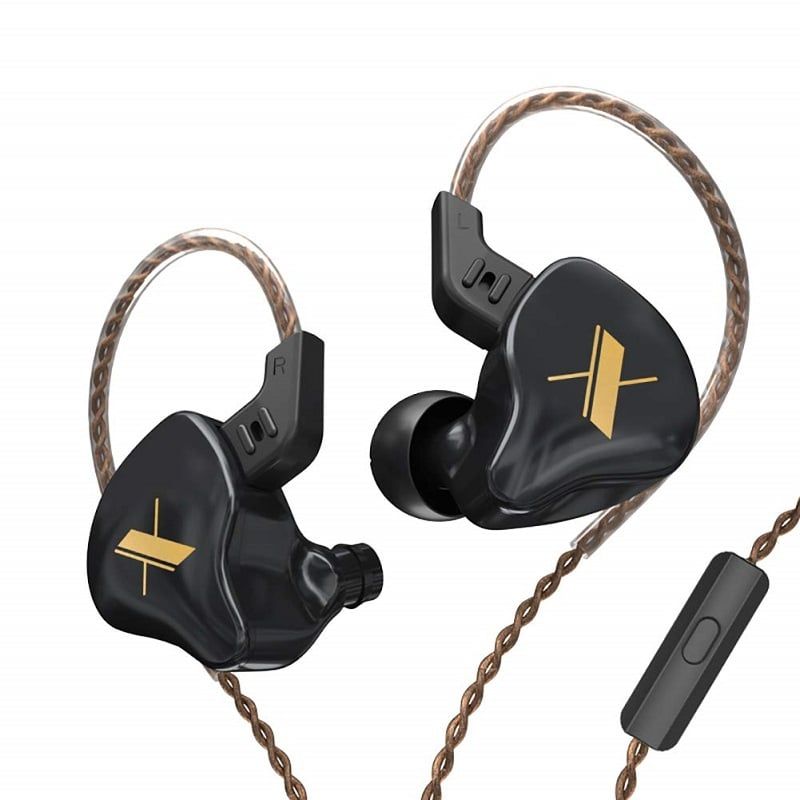KZ - KZ EDX Dynamic Bass Auriculares con cable Con micrófono-Negro