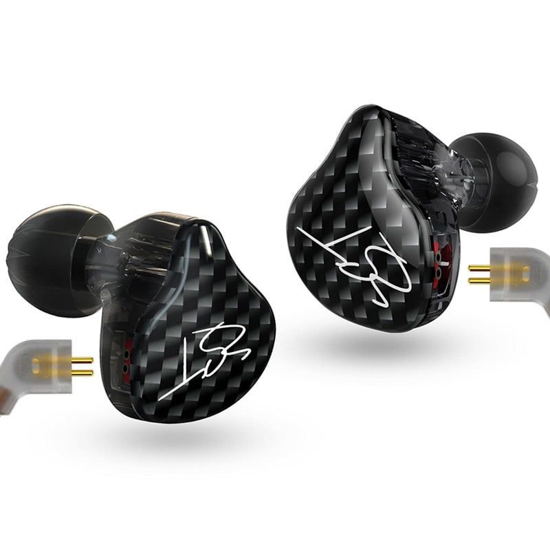 KZ - KZ ZST Dynamic Bass Auriculares con cable sin micrófono - Negro