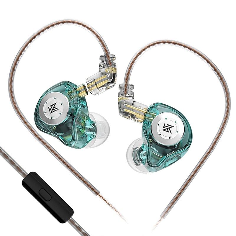 KZ - KZ EDX Pro Dynamic Bass Auriculares con cable Con micrófono-Verde