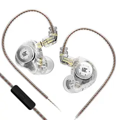 KZ - EDX Pro Dynamic Bass Auriculares con cable Con micrófono-Blanco
