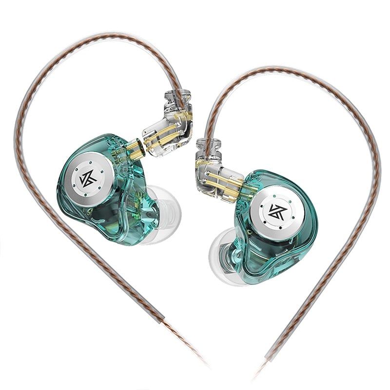 KZ - KZ EDX Pro Dynamic Bass Auriculares con cable sin micrófono-Verde