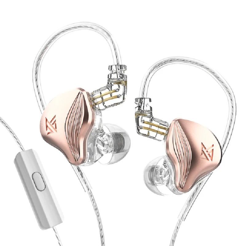 KZ - KZ ZEX Dynamic Bass Auriculares con cable Con micrófono-Rosa