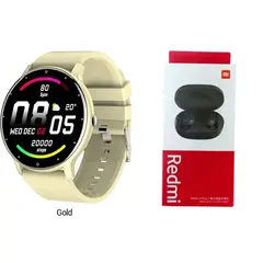 XIAOMI - Redmi AIRDOTS2 Auricular Bluetooth+Smartwatch ZL02D Amarillo