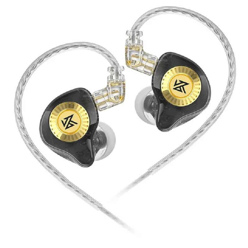KZ - KZ EDX Ultra Dynamic Bass Auriculares con cable sin micrófono-Negro