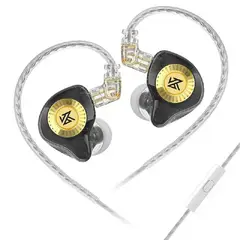 KZ - EDX Ultra Dynamic Bass Auriculares con cable Con micrófono-Negro